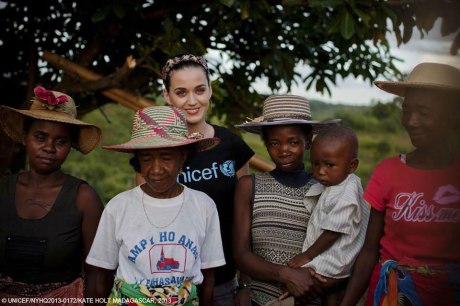 Pop Superstar Katy Perry Lends Voice to UNICEF to Improve Lives of World's Children